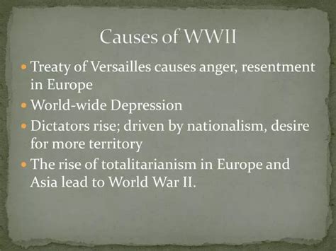 PPT - Causes of WWII PowerPoint Presentation, free download - ID:5440059