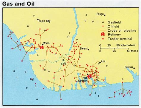 Maps Of Oil Fields In Nigeria - Politics - Nigeria