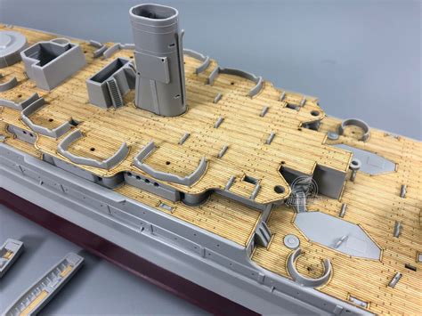 Wooden Deck for 1/350 HobbyBoss 86501 USS Arizona BB-39 1941 Model ...