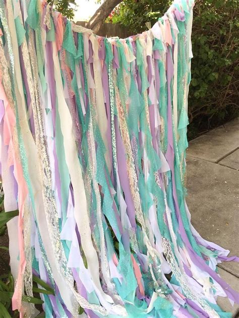 Mermaid Backdrop Mermaid Decorations Decor Mermaid Party | Etsy in 2020 ...