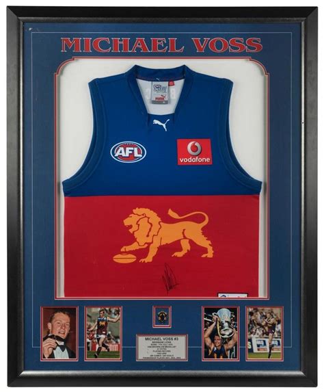 Brisbane - Michael Voss signed Brisbane Lions jersey from the ...