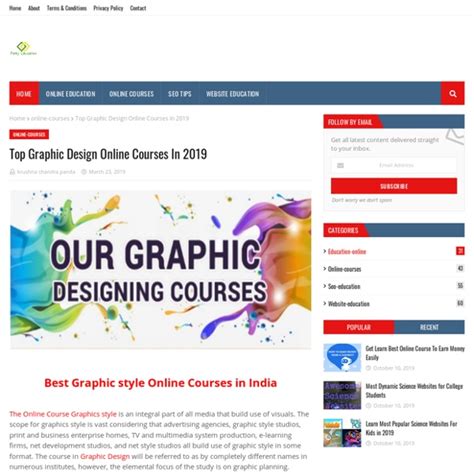 Top Graphic Design Online Courses In 2019 | Pearltrees