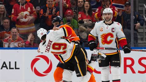 Twitter reacts to Matthew Tkachuk-Zack Kassian 'Battle of Alberta' fight | Sporting News