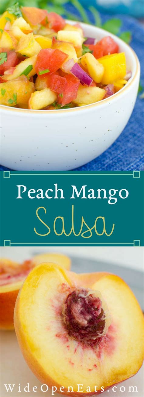 Peach Mango Salsa | Recipe | Mango salsa, Peach mango, Mango