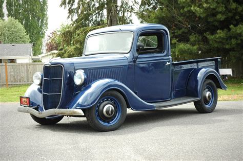 1936, Ford, Pickup, Classic, Old, Retro, Vintage, Blue, Usa, 1500x1000 02 Wallpapers HD ...