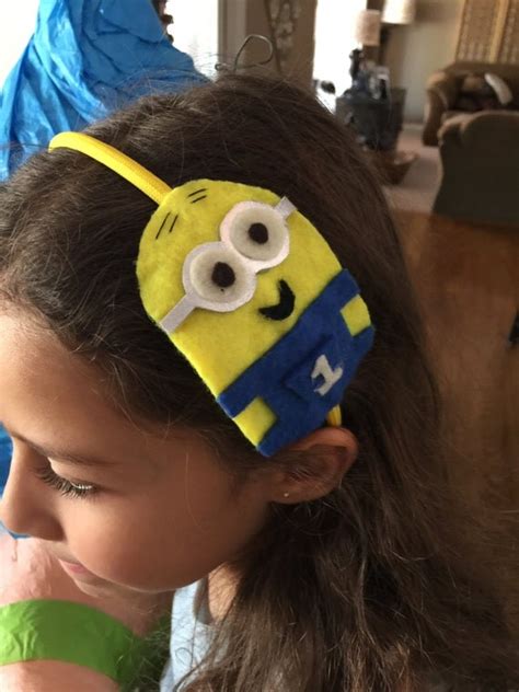 Minion headband or hair clip