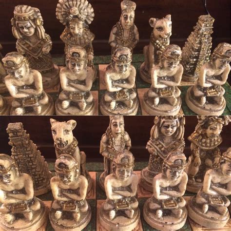 Antique Stone Chess Set - Antique chess sets are a delight for a chess friend or chess collector ...