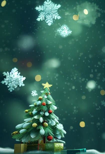 Free Christmas Tree Background