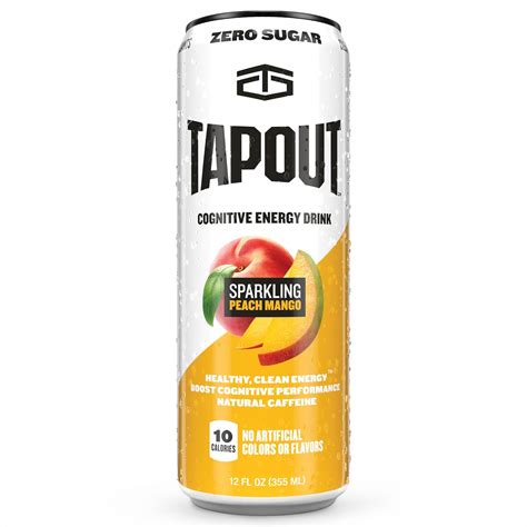 Tapout Energy Sparkling Peach Mango Drink in Kosovo at € 80, Rating: 5