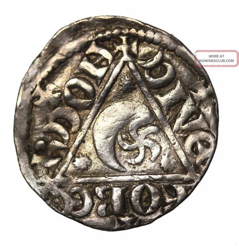 Ireland King John I 1199 - 1216 Ad Ar Silver Penny Dublin Medieval Coin ...