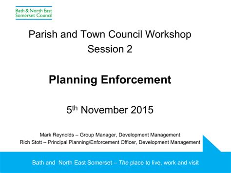 Planning Enforcement - Bath & North East Somerset Council