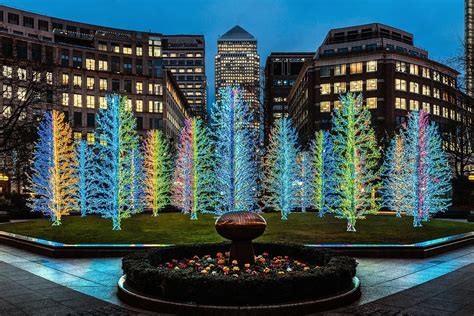 Canary Wharf Winter Lights 2019 — Martyn White London