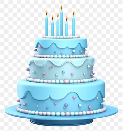 Blue Birthday Cake PNG Images | Free Photos, PNG Stickers, Wallpapers ...