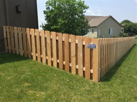 Wood Shadow Box Fence - Patriot Fence