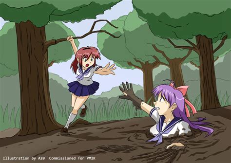 School Girl Quicksand by A-020 on DeviantArt