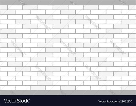 White brick wall seamless texture Royalty Free Vector Image