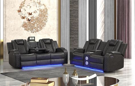 Led Light Sofa Set | Baci Living Room