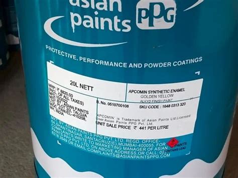 Asian Enamel Paints, 20 ltr at Rs 170/litre in Chennai | ID: 2849252653248