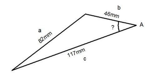 The Cosine Rule. How to Work out an Angle Inside any Triangle Given 3 Side Lengths. | HubPages