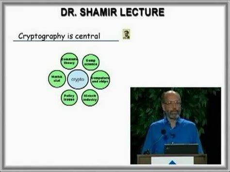 Adi Shamir 2002 ACM A.M. Turing Award Lecture, "Cryptography: State of the Science" - YouTube