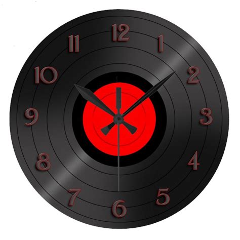 Vinyl Record Wall Clock | Zazzle