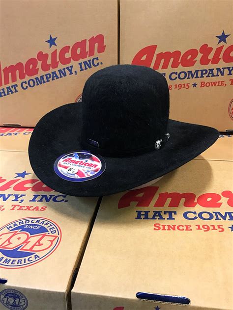 American Hat Company – Men’s 20X Grizzly ( Black ) – El Potrerito