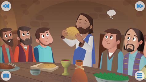 Jesus Last Supper Cartoon