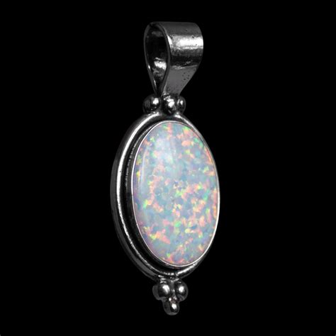 White Opal Oval Pendant - Wilde Ones London | Zuni Jewellery