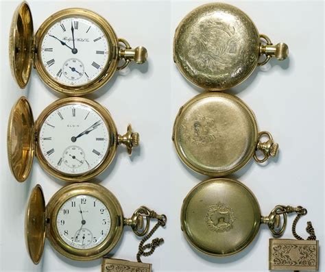 Gold Antique Men's Pocket Watches (114293)