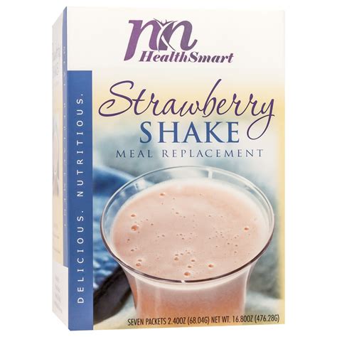 HealthSmart - High Protein Meal Replacement Shake - Strawberry - 35g Protein - Low Carb - Low ...