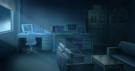 Anime Landscape: Anime Office Background