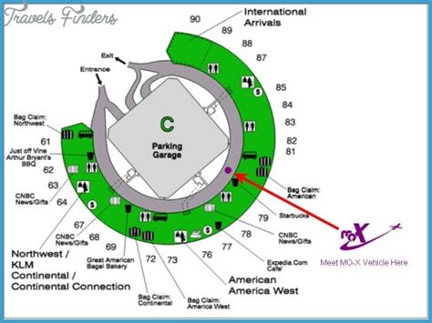 Mci Airport Terminal Map | Tourist Map Of English