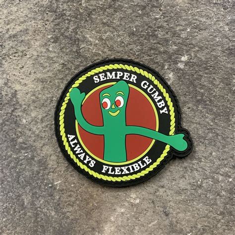 Semper Gumby | Semper gumby, Pvc patches, Morale patch