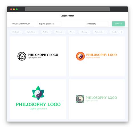 Philosophy Logo Design: Create Your Own Philosophy Logos