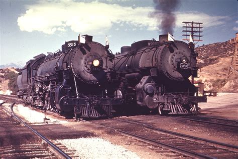 UP 5515 and 5090, Cajon. (Chard Walker Photo, Dave England Collection) Union Pacific Train ...