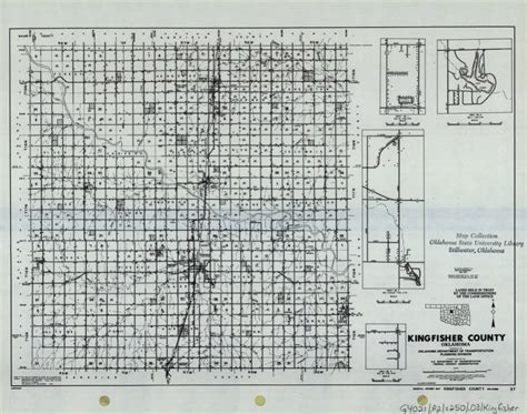 Kingfisher County Map