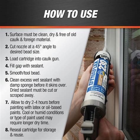 DAP DYNAFLEX 230 10.1-oz Window and Door White Paintable Latex Caulk in ...