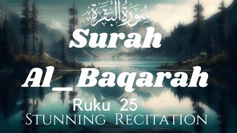 Surah baqarah ruku 25 tilawat| Surah baqarah bow 25 tilawat| Surah baqarah. - YouTube