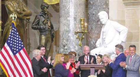 Statue of Kansas aviation pioneer Amelia Earhart unveiled at U.S. Capitol - The Ottawa Herald