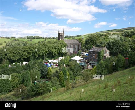 St Chads Church, Uppermill, Saddleworth, Lancashire, England, UK Stock Photo, Royalty Free Image ...