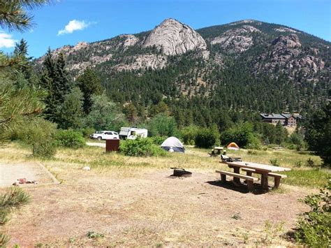 Aspenglen Campground Rocky Mountain National Park Colorado CO