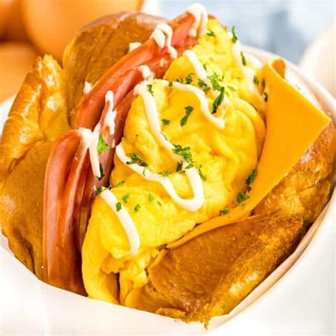 Korean Egg Drop Sandwich - Breakfast Egg Sandwich - Drive Me Hungry