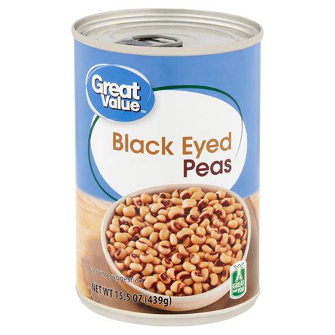 Buy Great Value Black Eyed Peas, 15.5 Oz Can Online in India. 10451547