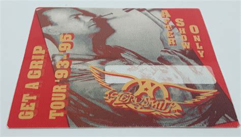 Otto Aerosmith Get A Grip Tour '93-'95 After Show Only Sticker Satin B – Treasure Valley ...