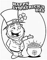 Happy Saint Patricks Day 1 Coloring Page  Free Printable sketch template