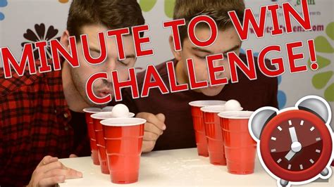 Minute To Win Challenges | Minute to win it, Challenges, Win