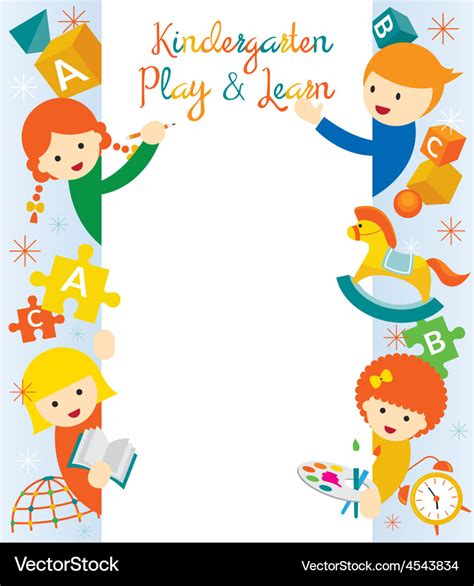 Background Kindergarten Border Design For Kids - img-Abdullah