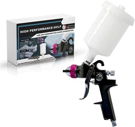 HVLP Spray Gun 1.3mm Stainless Steel Nozzle Paint Spray Gun Car Paint ...