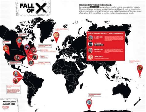 Where in the World Are the X-Men? Marvel's Got a Map for That