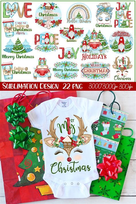 Christmas Sublimation Designs, Christmas (2148197)